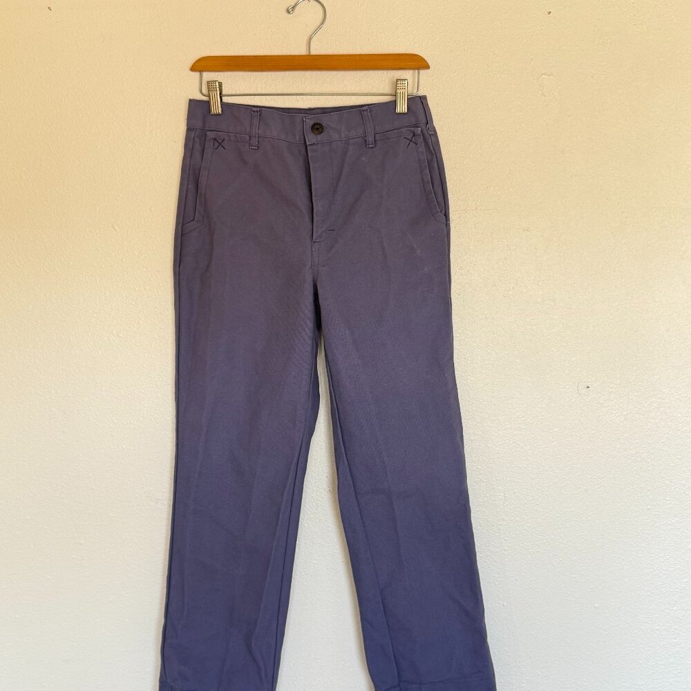 Urban Outfitters Urban Renewal Periwinkle Canvas Work Pants 29" Wasit